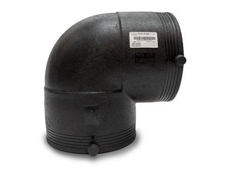 Отвод электросварной 90° PN16 SDR11 PE100 D160 Отвод электросварной 90° PN16 SDR11 PE100 D160