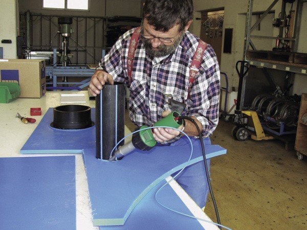 Ручной аппарат горячего воздуха TRIAC AT - сварка отводов с помощью прутка Ручной аппарат горячего воздуха TRIAC AT - сварка отводов с помощью прутка