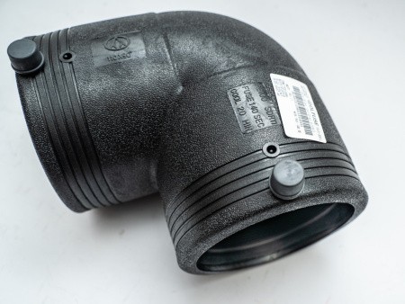 Отвод электросварной 90° PN16 SDR11 PE100 D160 Отвод электросварной 90° PN16 SDR11 PE100 D160