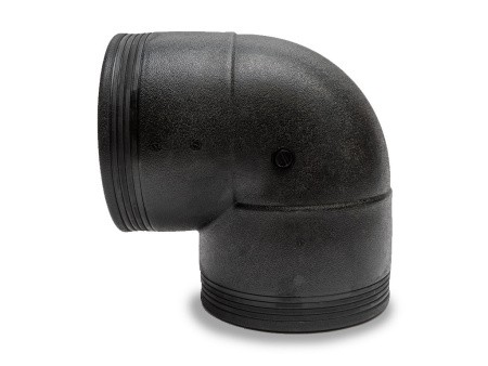 Отвод электросварной 90° PN16 SDR11 PE100 D160 Отвод электросварной 90° PN16 SDR11 PE100 D160