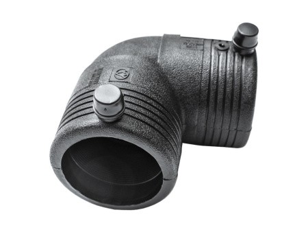 Отвод электросварной 90° PN16 SDR11 PE100 D63 Отвод электросварной 90° PN16 SDR11 PE100 D63
