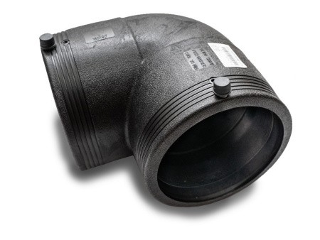 Отвод электросварной 90° PN16 SDR11 PE100 D160 Отвод электросварной 90° PN16 SDR11 PE100 D160